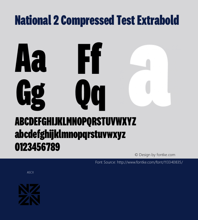 National2Comp-ExtraboldTest Version 1.004;hotconv 1.0.116;makeotfexe 2.5.65601;0图片样张