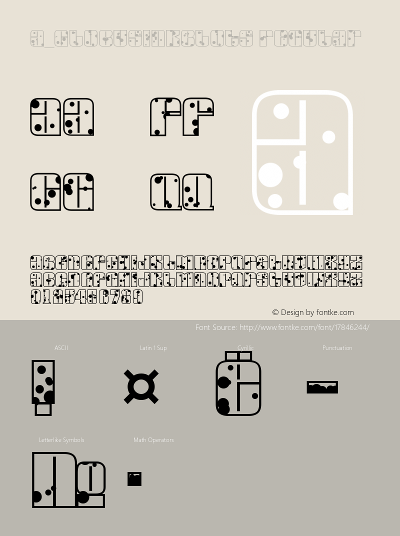 a_GlobusInkBlots Regular 01.02图片样张