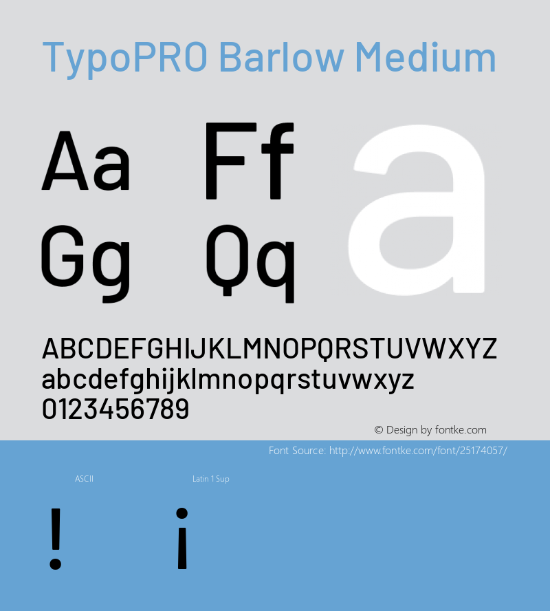 TypoPRO Barlow Medium Version 1.301图片样张