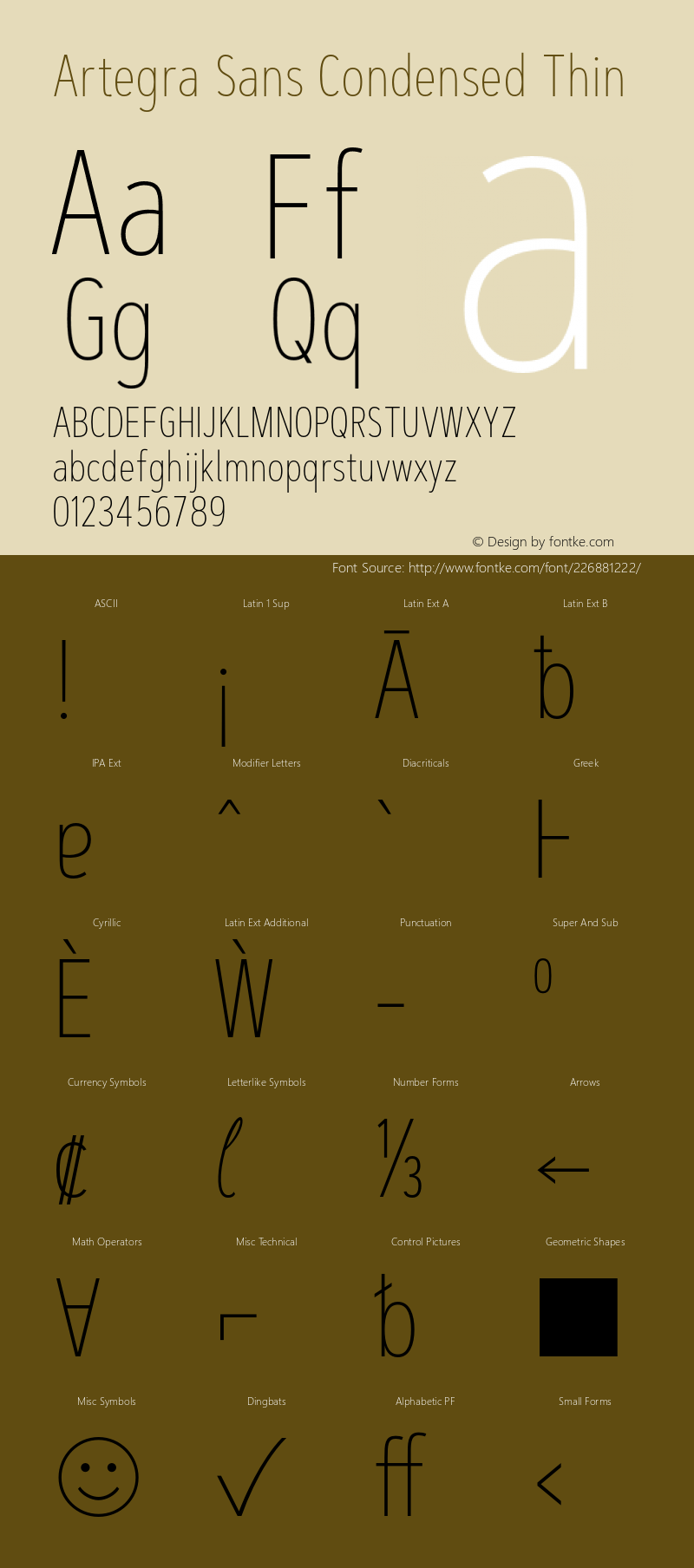 ArtegraSansCondensed-Thin Version 1.00;com.myfonts.easy.artegra.artegra-sans.cond-thin.wfkit2.version.4Kqm图片样张