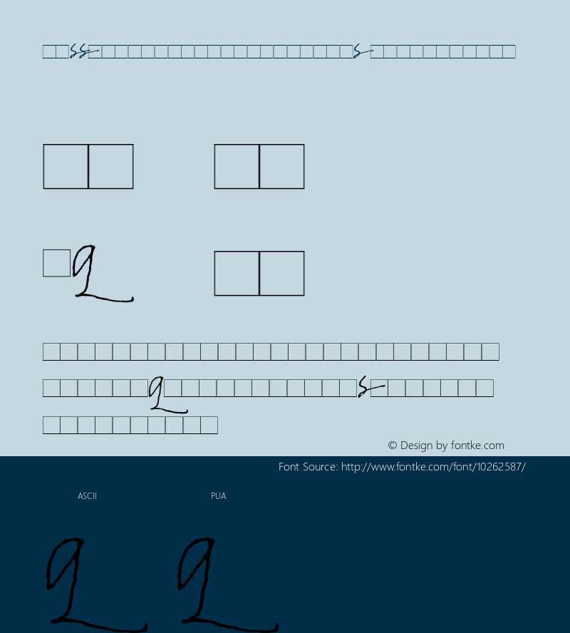 RussellInformalAlternates RomanItalic Version 1.00图片样张