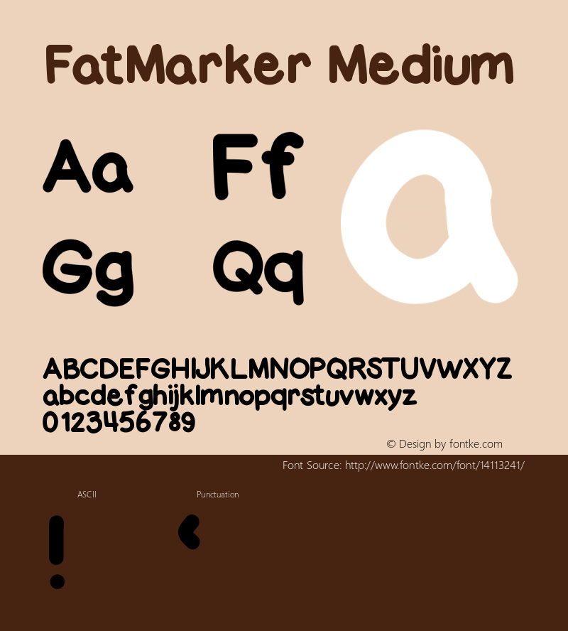 FatMarker Medium Version 001.000图片样张