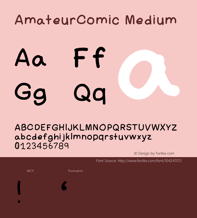 AmateurComic Medium Version 001.000图片样张