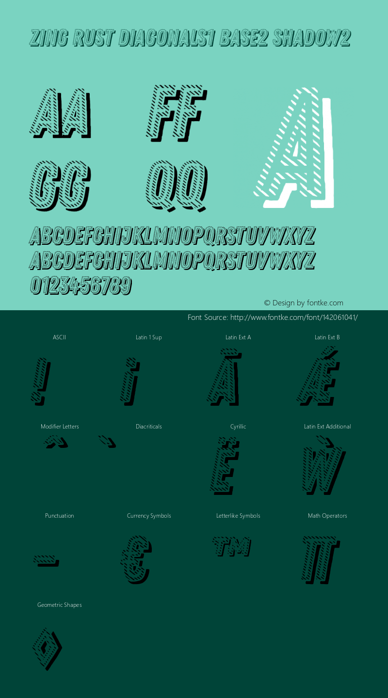 Zing Rust Diagonals1 Base2 Shadow2 Version 1.000图片样张