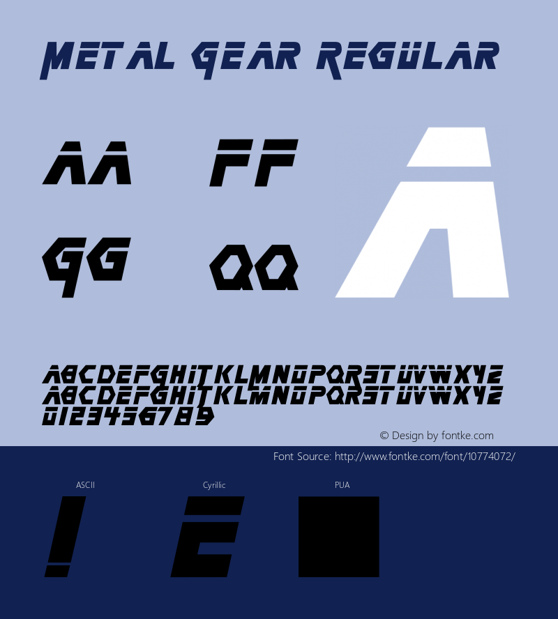 Metal Gear Regular Version 1.0: 24 May 2002图片样张