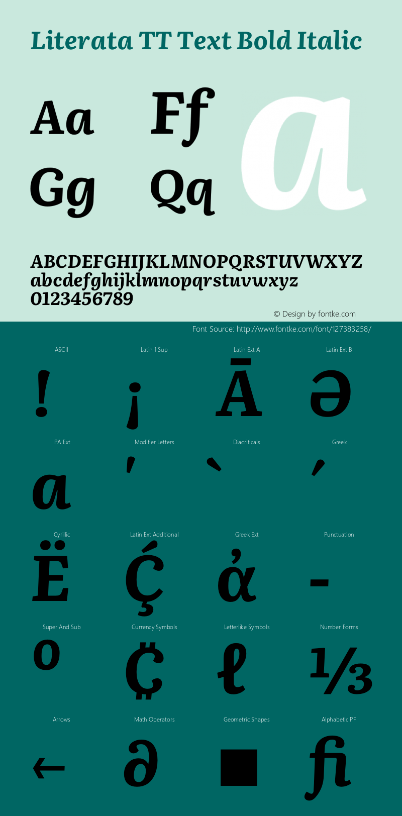 Literata TT Text Bold Italic Version 3.002图片样张