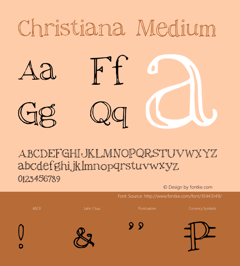 Christiana Medium Version 001.000图片样张