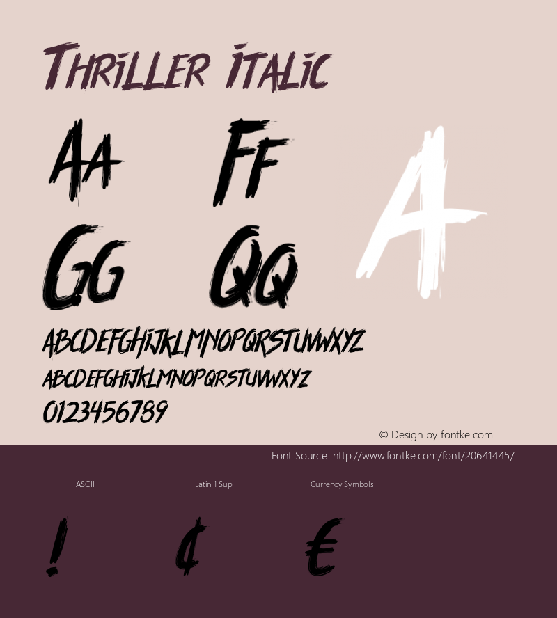 Thriller-Italic 1.000图片样张