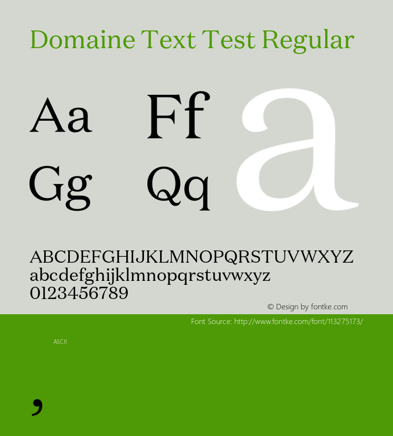 DomaineText-RegularTest Version 1.004;PS 1.000;hotconv 16.6.54;makeotf.lib2.5.65590;0图片样张