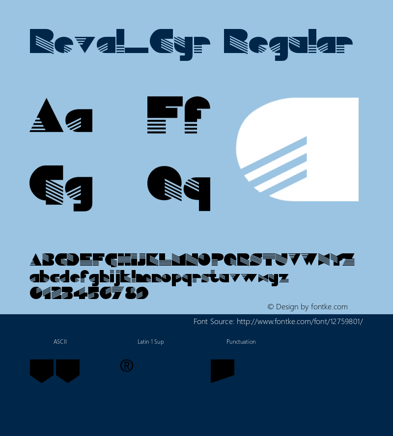 Reval_Cyr Regular Unknown图片样张