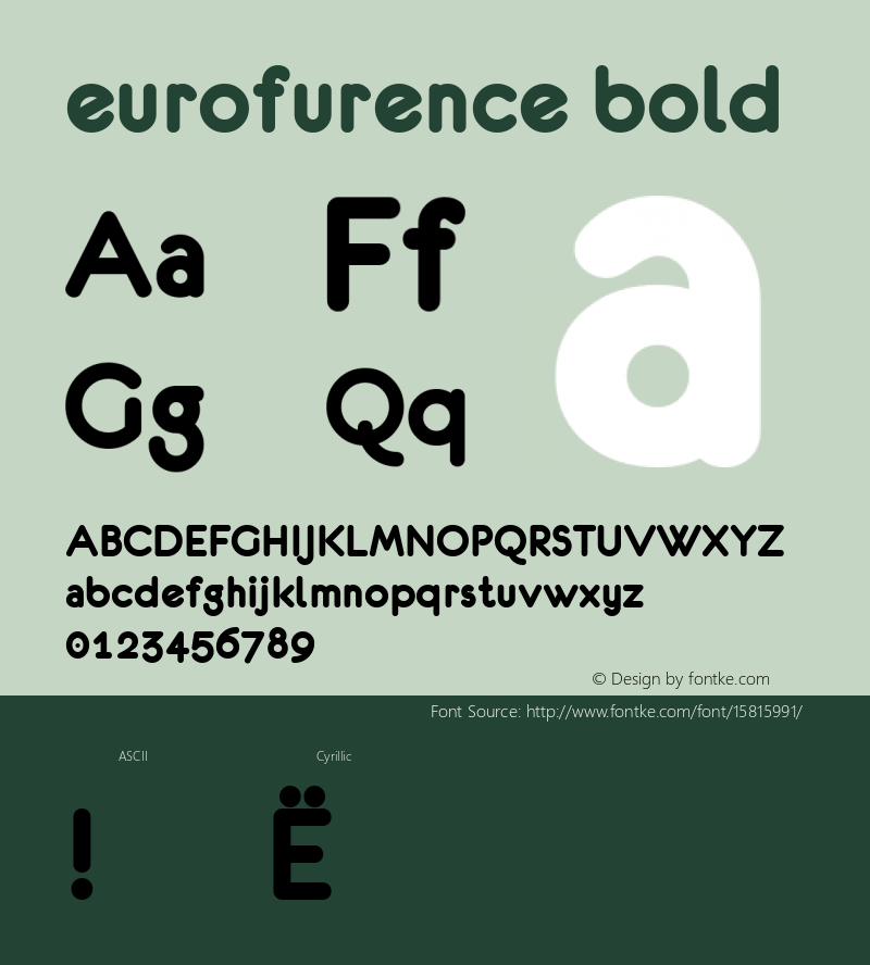 eurofurence bold 4.0 2000-03-28; ttfautohint (v1.4.1)图片样张