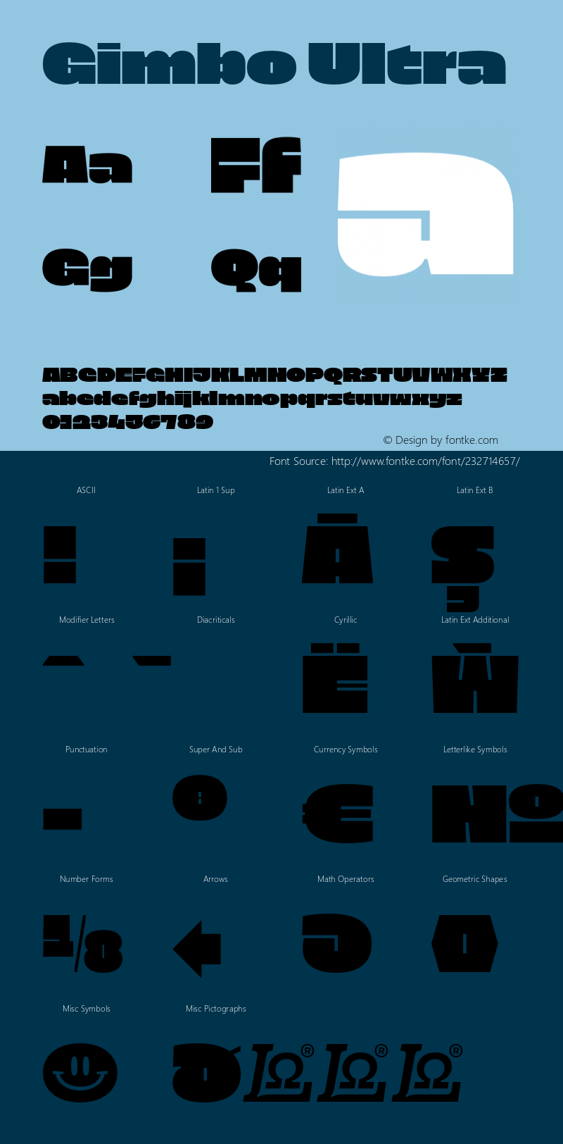 Gimbo Ultra Version 1.000;hotconv 1.0.109;makeotfexe 2.5.65596图片样张