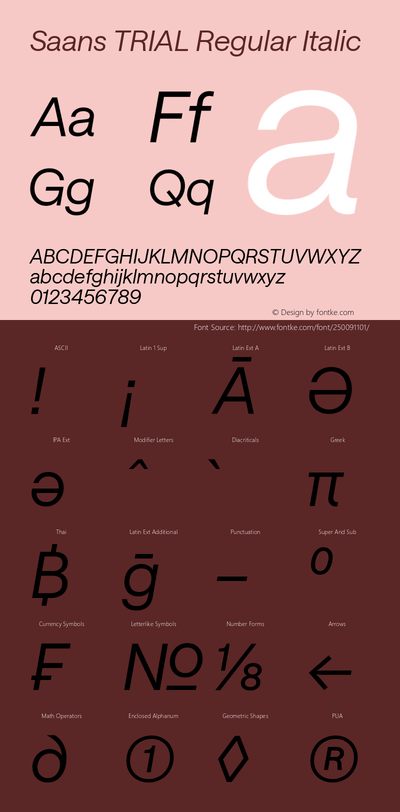 Saans TRIAL Regular Italic Version 3.000;Glyphs 3.2 (3187)图片样张