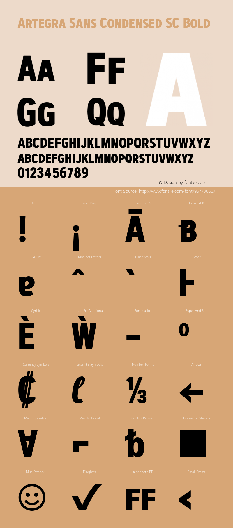 Artegra Sans Condensed SC Bold 1.003图片样张