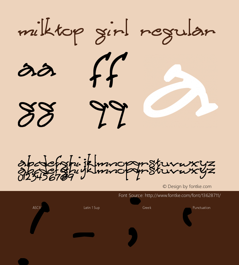 Milktop Girl Regular Version 1.00 December 5, 2005, initial release图片样张