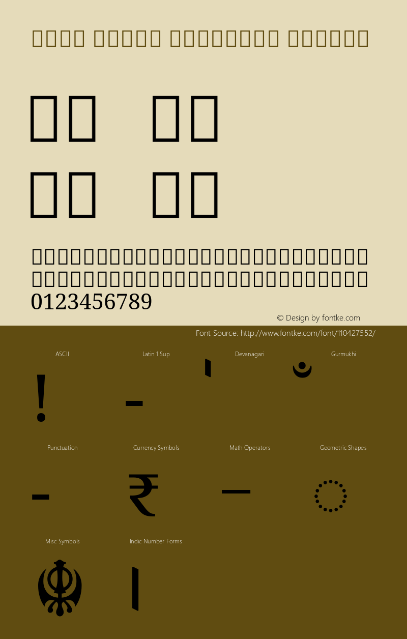 Noto Serif Gurmukhi Medium Version 2.001; ttfautohint (v1.8.3) -l 8 -r 50 -G 200 -x 14 -D guru -f none -a qsq -X 