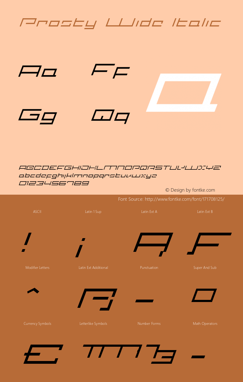 Prosty Wide Italic 001.020.06.26图片样张