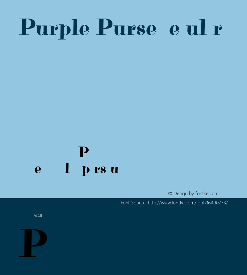 Purple Purse Regular Version 1.000图片样张