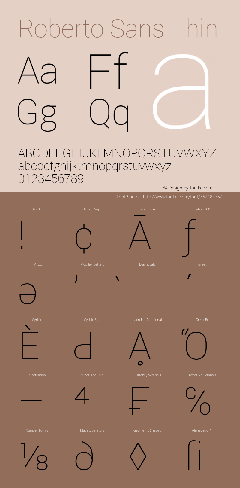 Roberto Sans Thin Version 1.00;June 11, 2020;FontCreator 12.0.0.2522 64-bit; ttfautohint (v1.8.3)图片样张
