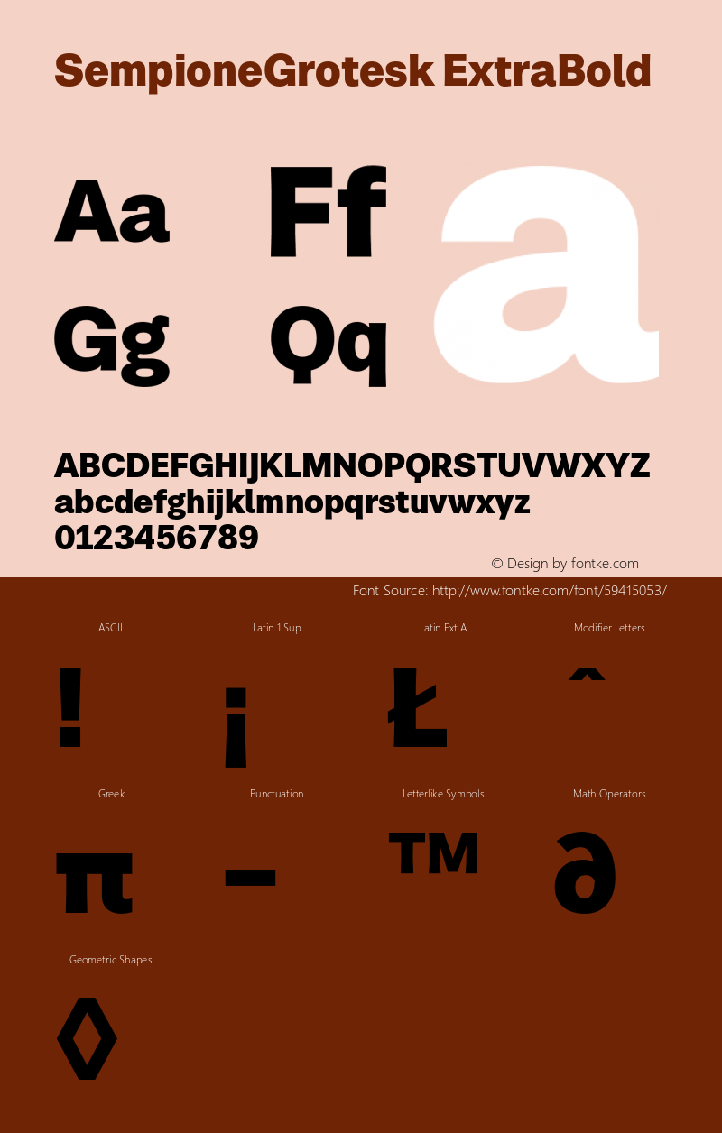 SempioneGrotesk-ExtraBold Version 2.001图片样张