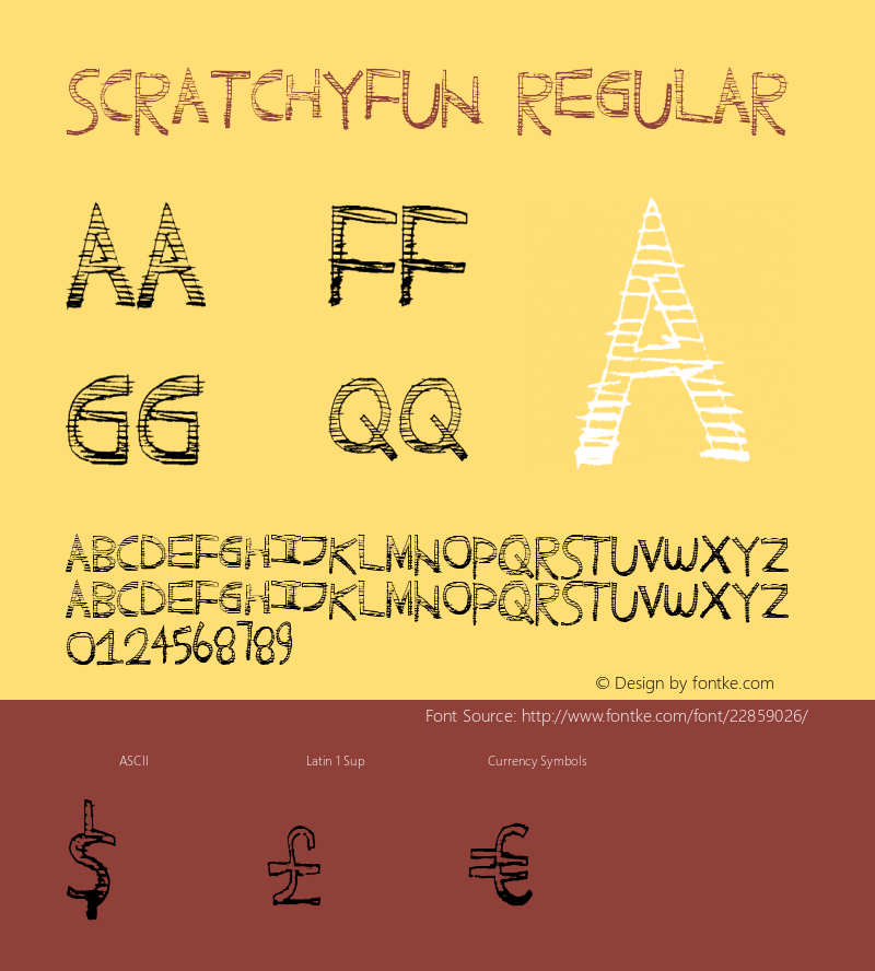 ScratchyFun Version 1.00 March 21, 2013, initial release图片样张