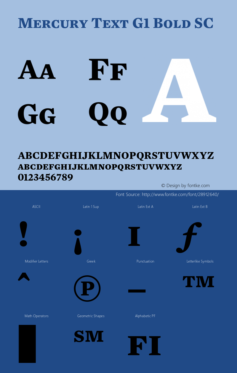 MercuryTextG1-BoldSC 001.000图片样张