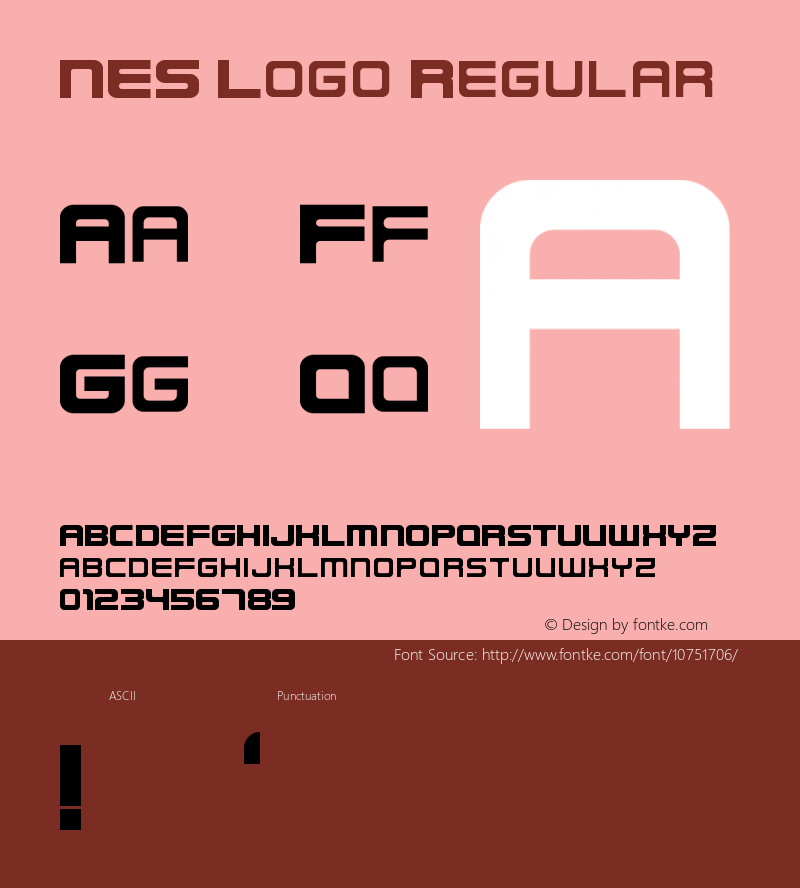 NES Logo Regular Version 1.0图片样张