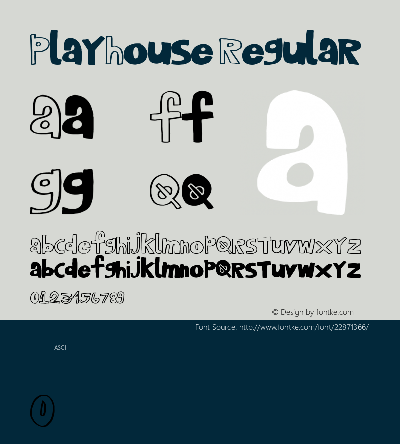 PlayHouse Version 1.00 June 27, 2012, initial release图片样张