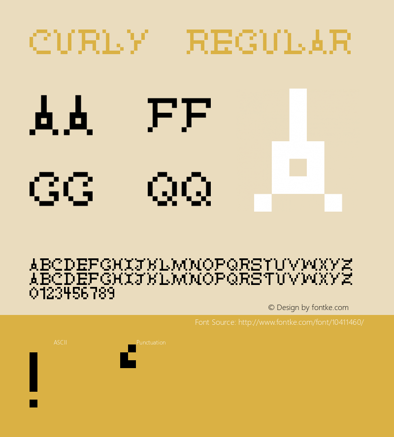 Curly Regular Version 1.0图片样张
