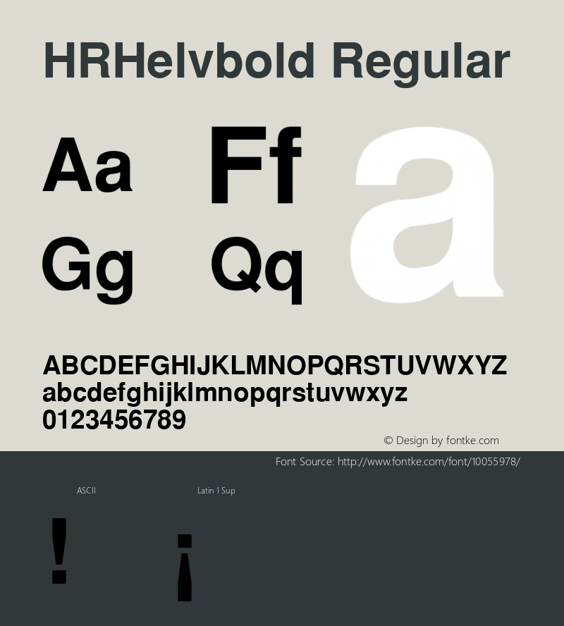 HRHelvbold Regular Altsys Metamorphosis:4/21/92图片样张