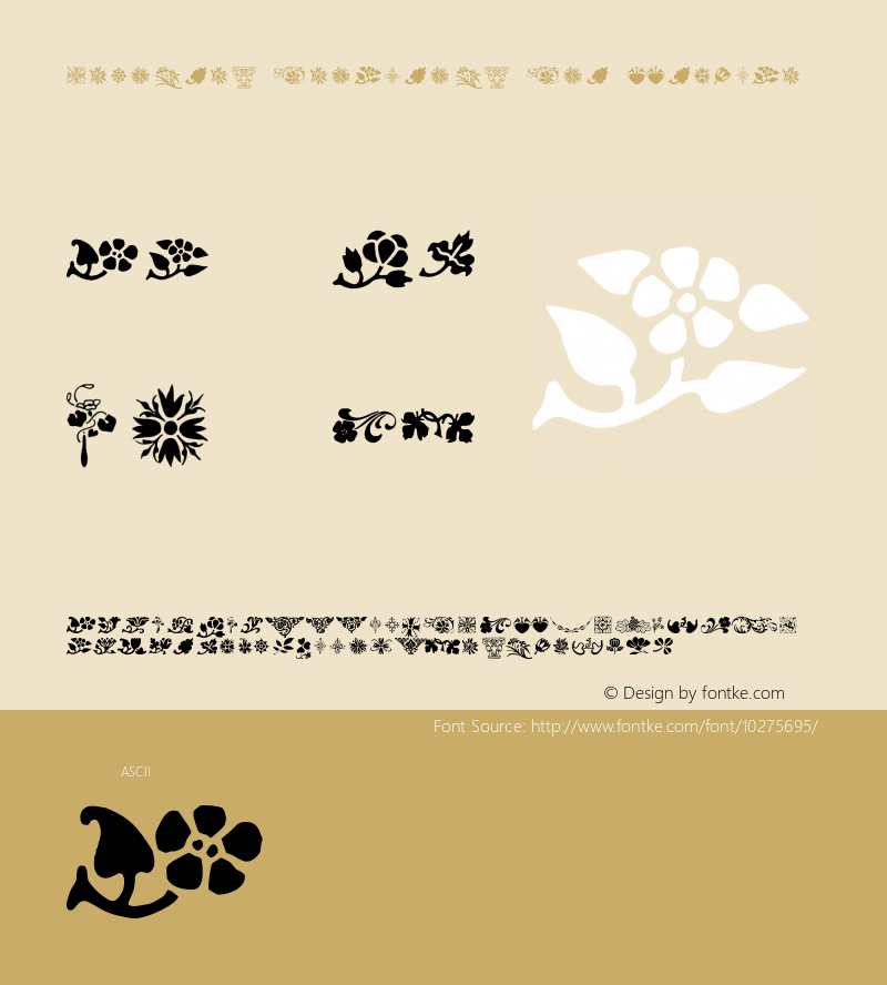 Printers Ornaments One Regular 1.0图片样张