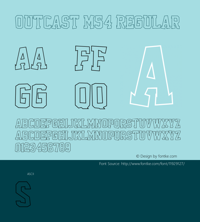 Outcast M54 Regular Version 1.01 June 21, 2010图片样张