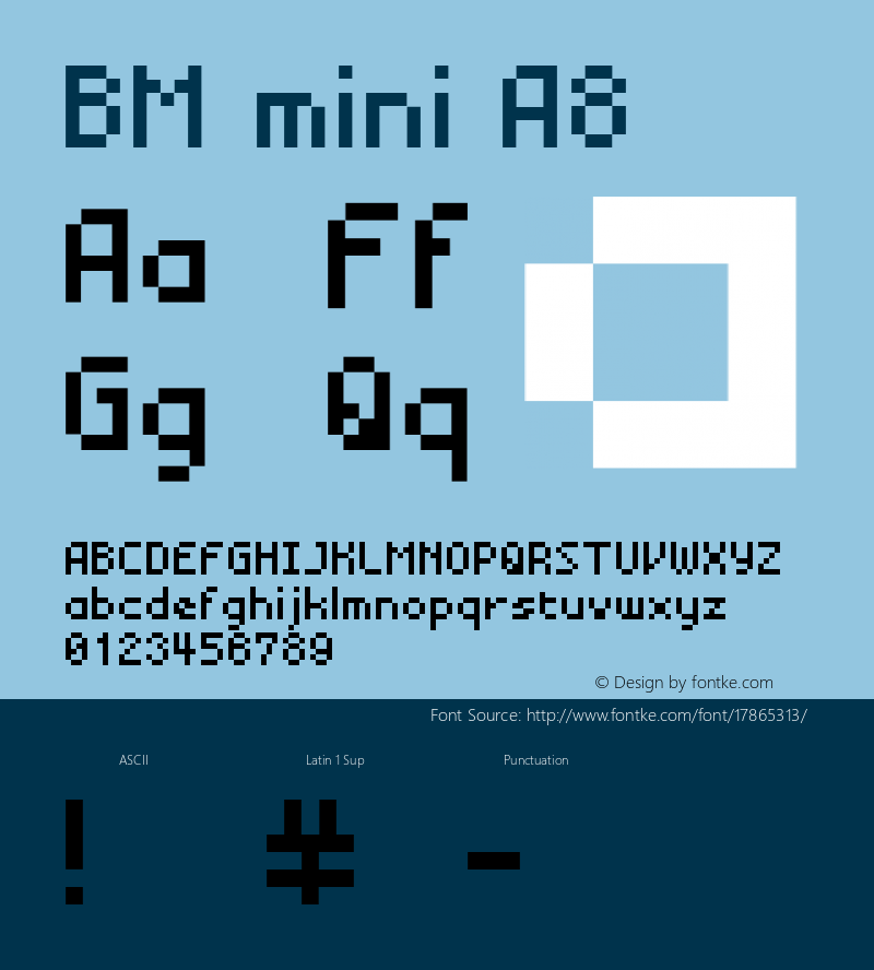 BM mini A8 Macromedia Fontographer 4.1J 01.1.27图片样张