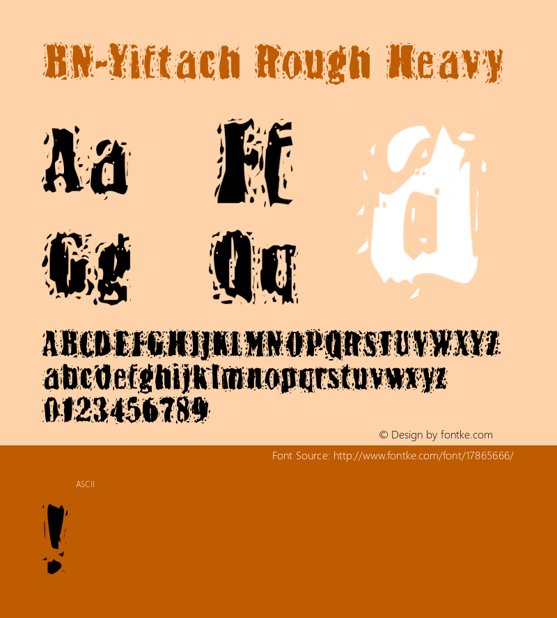 BN-Yiftach Rough Heavy 1999; 2.1图片样张