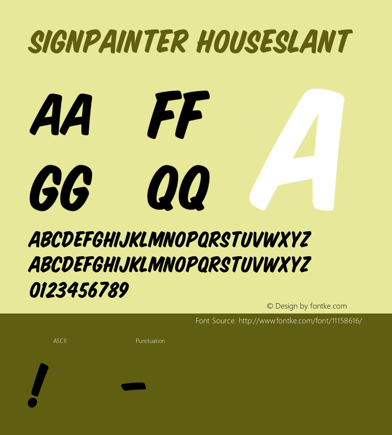 SignPainter HouseSlant Version 001.000图片样张