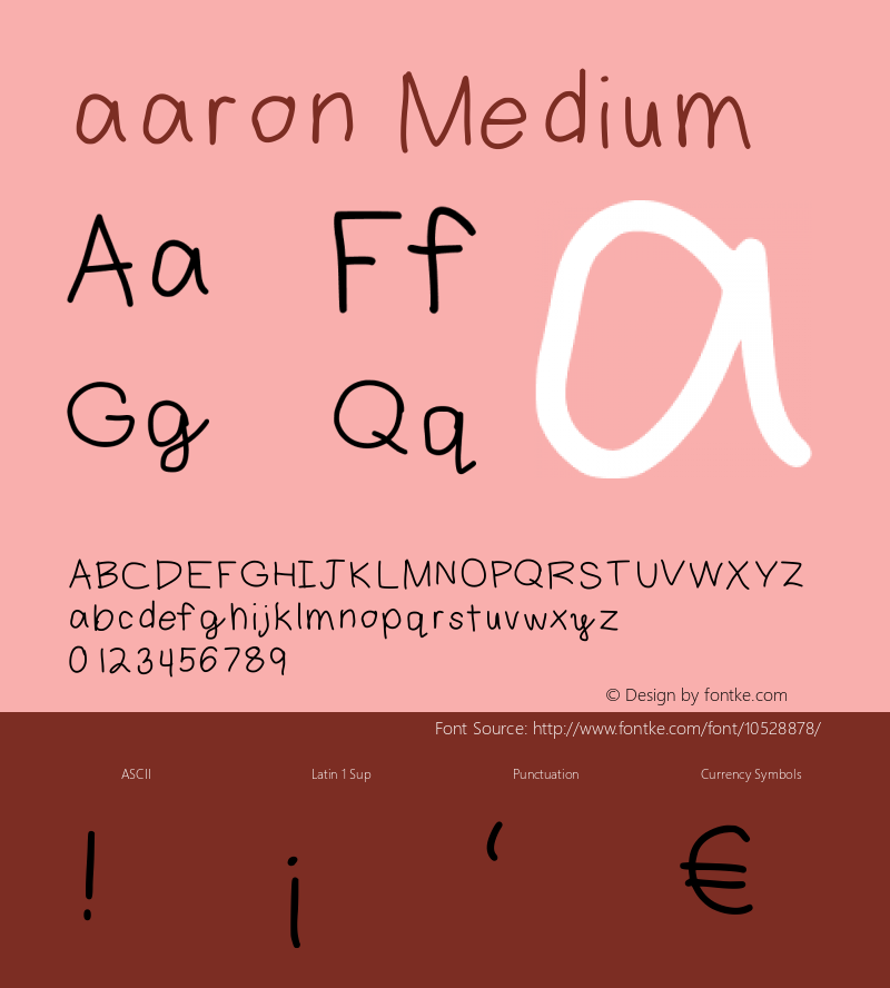 aaron Medium Version 001.000图片样张