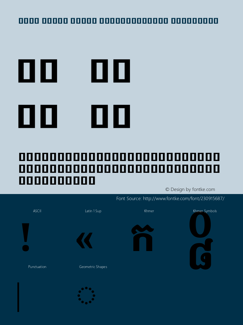 Noto Serif Khmer SemiCondensed ExtraBold Version 2.002; ttfautohint (v1.8) -l 8 -r 50 -G 200 -x 14 -D khmr -f none -a qsq -X 