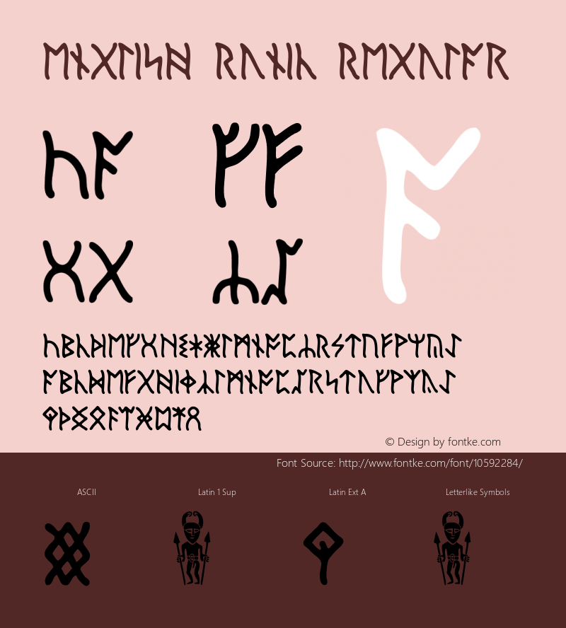 English Runic Regular Version 1.0图片样张