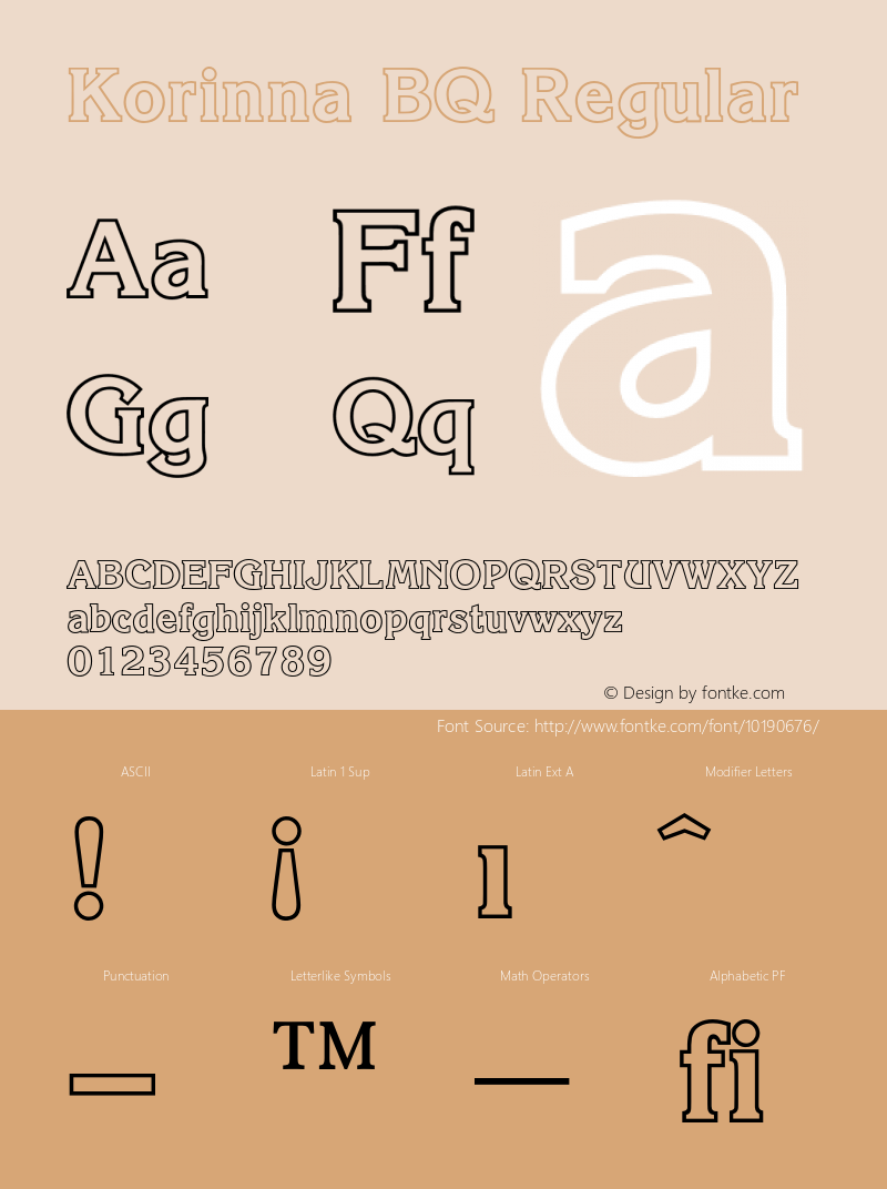 Korinna BQ Regular 001.000图片样张