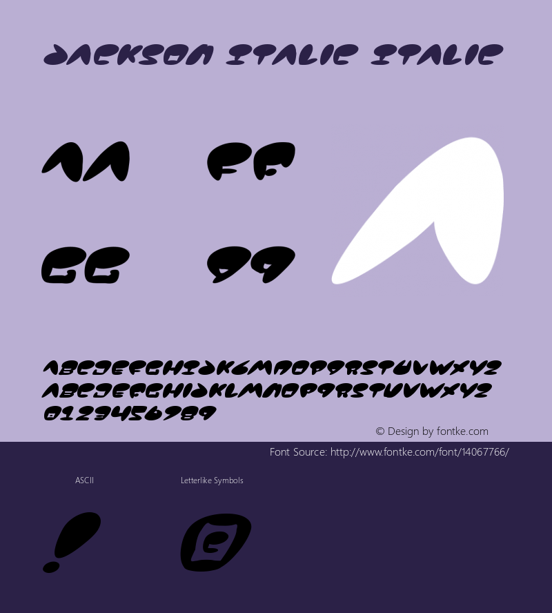 Jackson Italic Italic Version 2图片样张