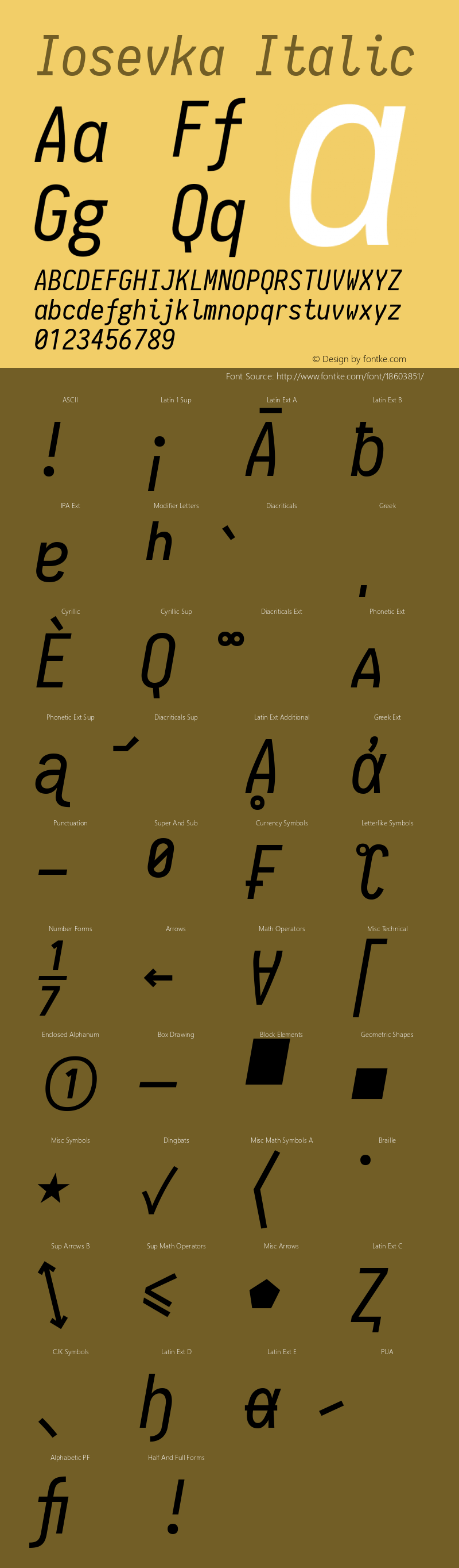 Iosevka Italic 1.9.6图片样张