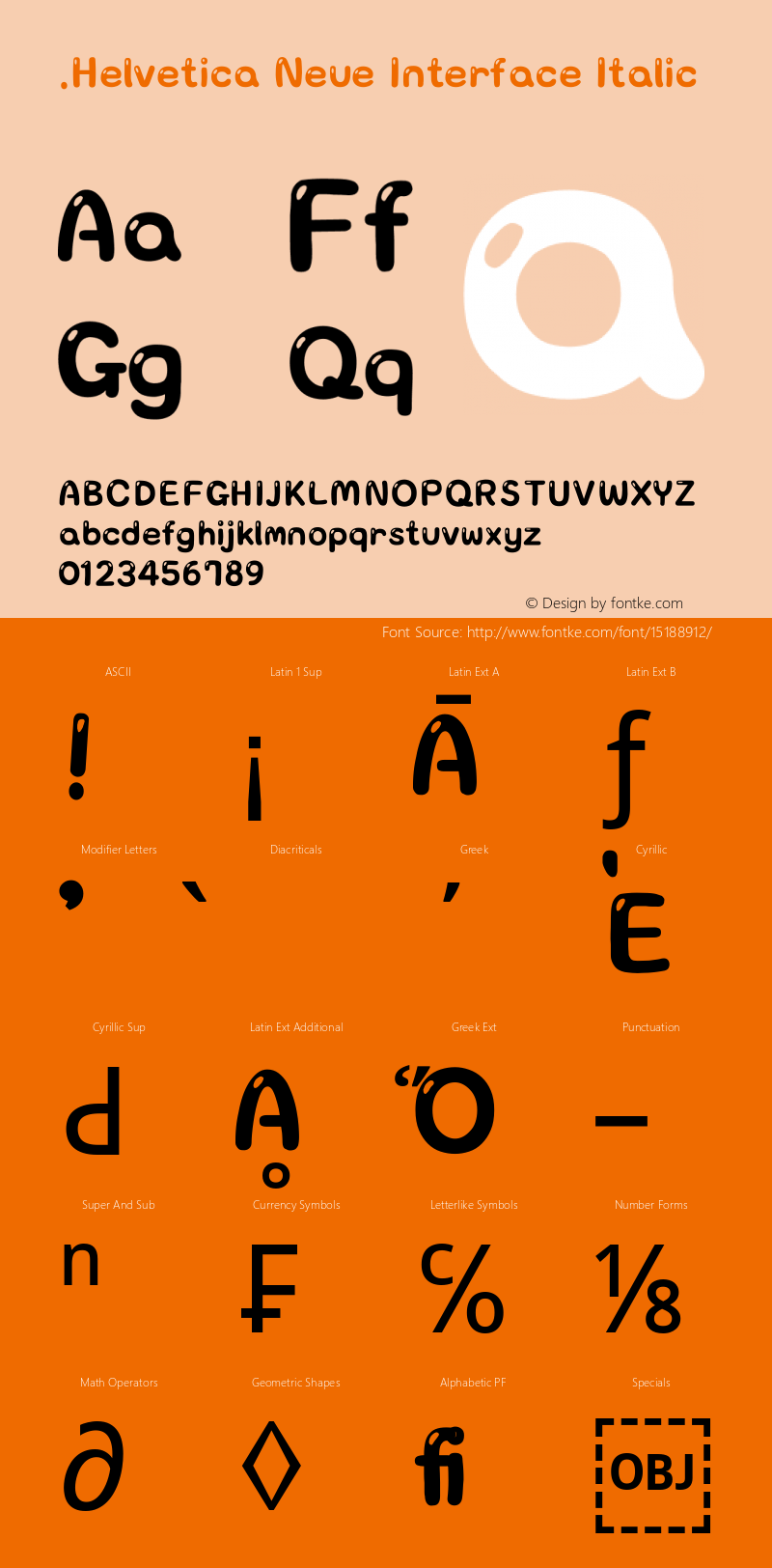 .Helvetica Neue Interface Italic 10.0d35e1图片样张