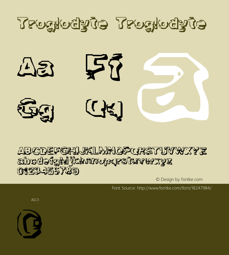 Troglodyte Troglodyte Version 2001; 1.2图片样张