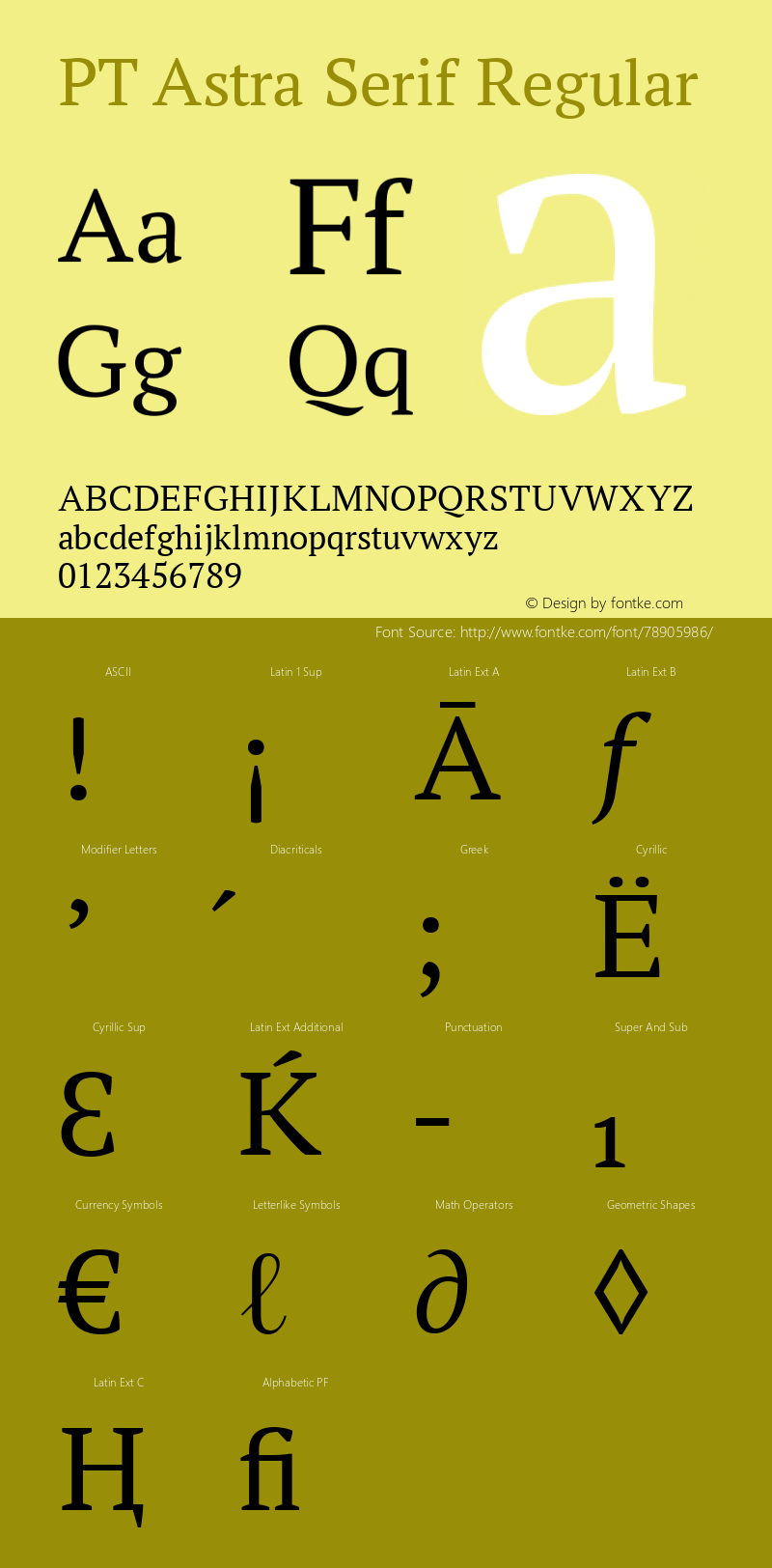 PT Astra Serif Regular Version 1.002图片样张