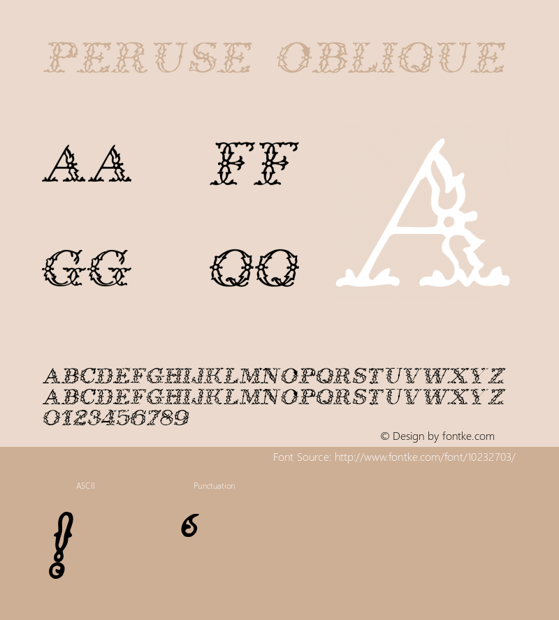 Peruse Oblique 1.0 Wed Sep 21 14:59:55 1994图片样张