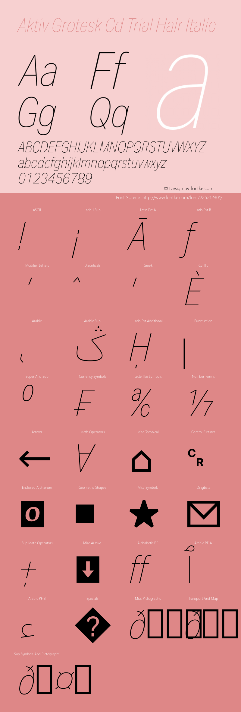 Aktiv Grotesk Cd Trial Hair Italic Version 3.021图片样张