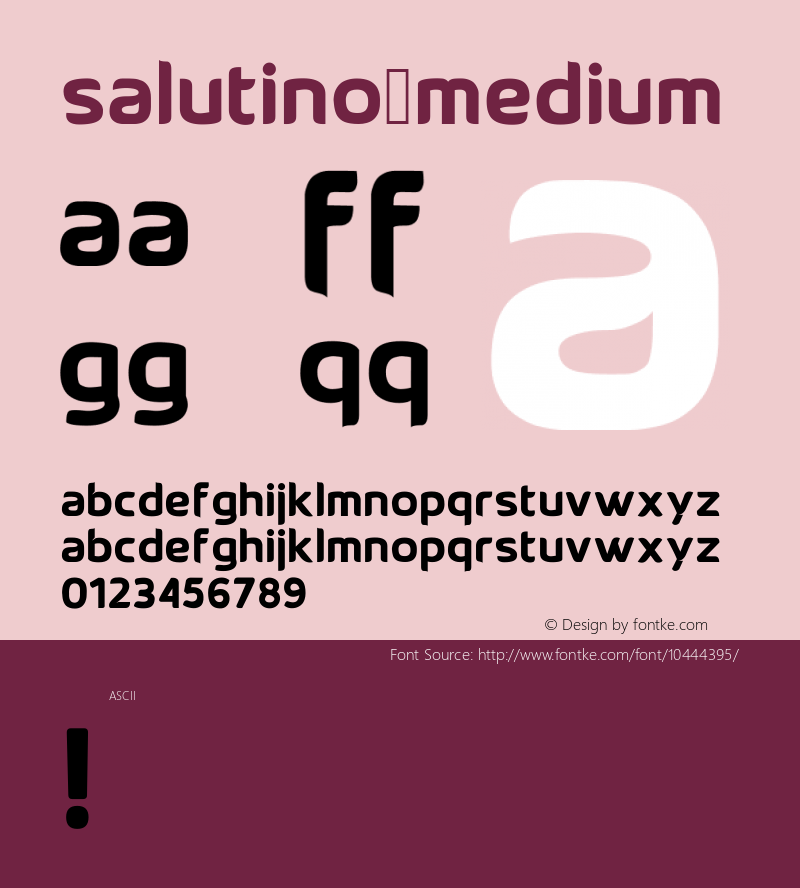 Salutino Medium Version 001.000图片样张