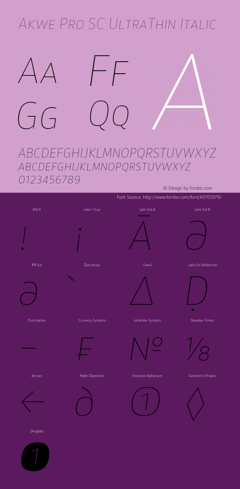 Akwe Pro SC UltraThin Italic Version 1.000;PS 001.000;hotconv 1.0.88;makeotf.lib2.5.64775图片样张