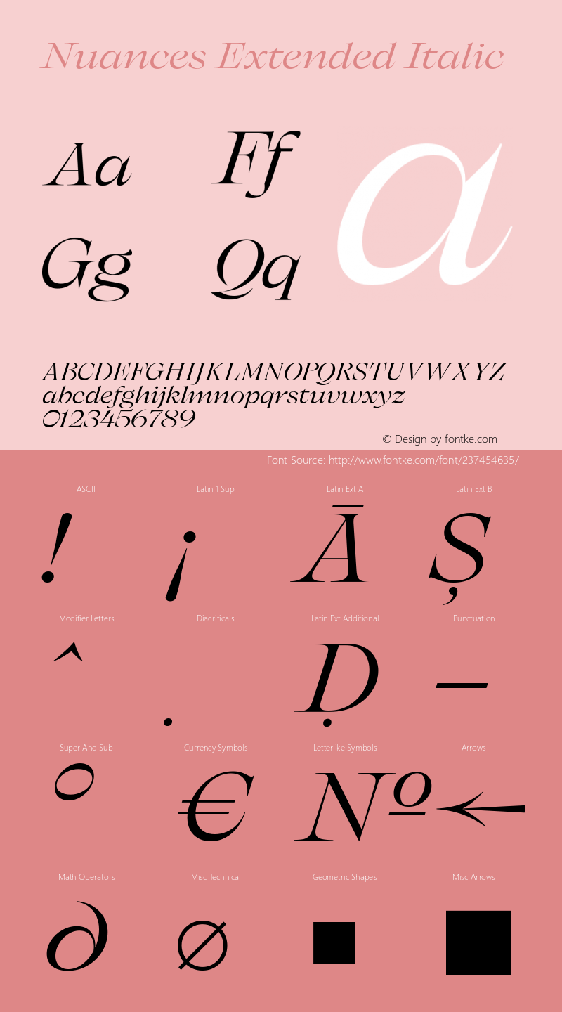 Nuances Extended Italic Version 1.001图片样张