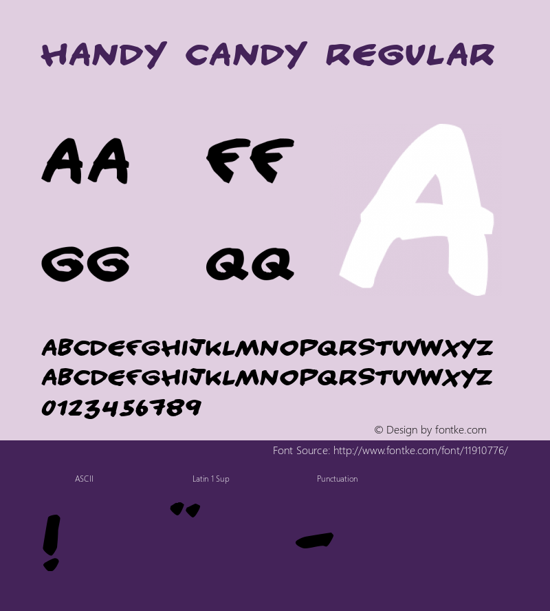 Handy candy Regular 2图片样张